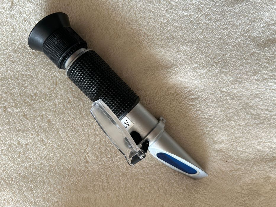 Refractometro para medir densidade/BRIX no mosto de cerveja