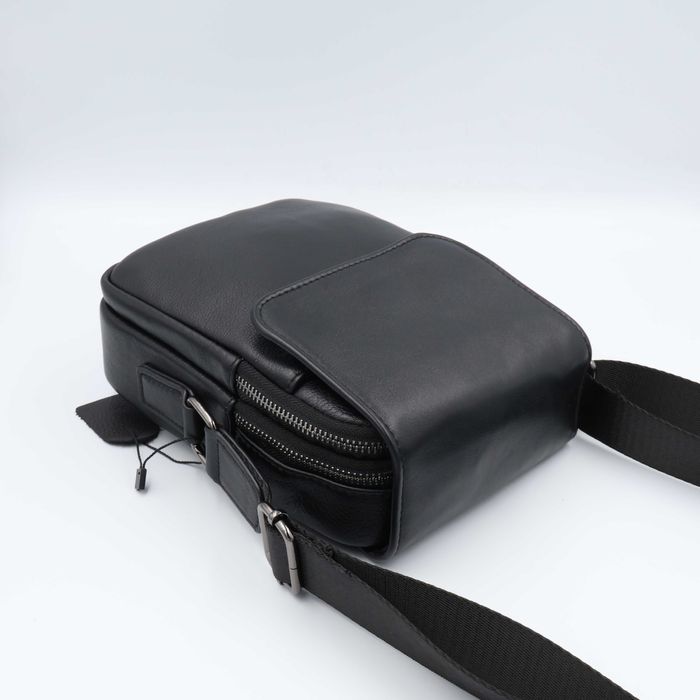 Сумка чоловіча натуральна шкіра leather 25415 Сумка мужская кожаная