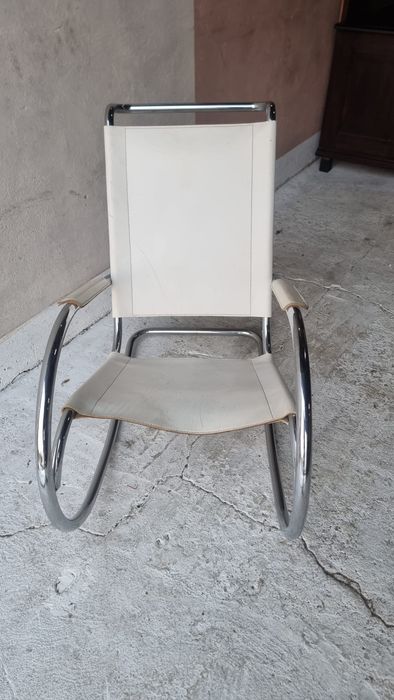 Włoski Fotel bujany Fasem Bauhaus