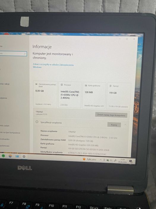 laptop dell latitude e7270