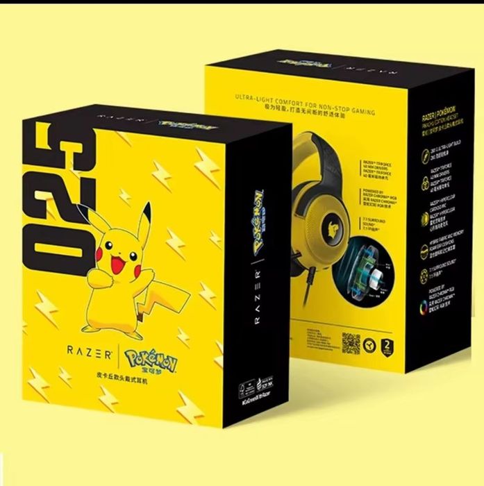 Razer Kraken V3 X Pokémon Pikachu Edition: 1 999 грн. - Наушники