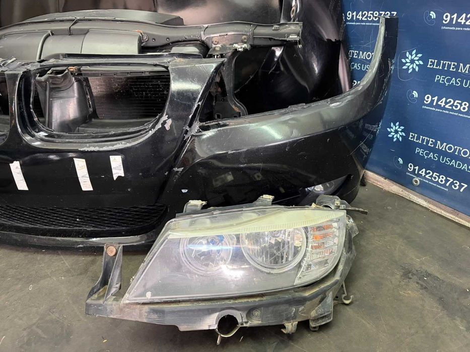 Frente completa usada BMW SERIE 3 E90 E91 LCI 320D capot parachoques guardalamas radiador oticas