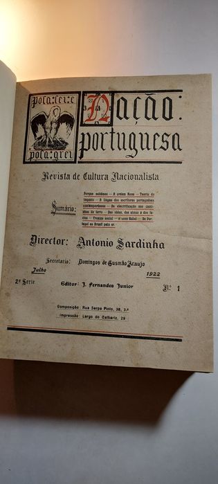 Nação Portuguesa, Revista | 11 Volumes - Coleção Completa (1914-_1938)