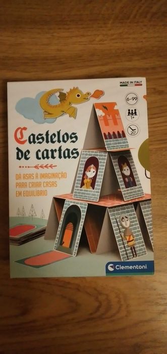 Clementoni - Jogos de Descoberta - Castelos de Cartas