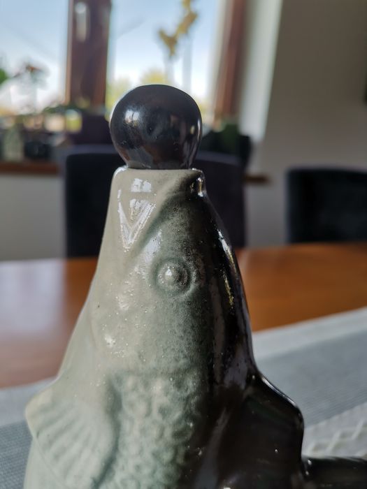 Karafka ryba ceramiczna wys. 23 cm