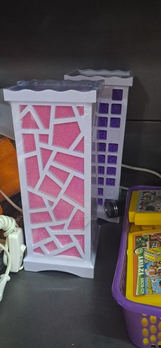 Lampka nocna biurkową ozdobna dekoracyjna podświetlana