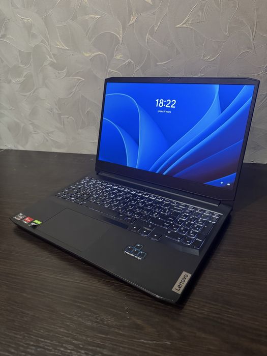 Потужний ігровий Ноутбук Lenovo Ryzen 5 5600h, GTX 1650, ddr4 16, ssd 512