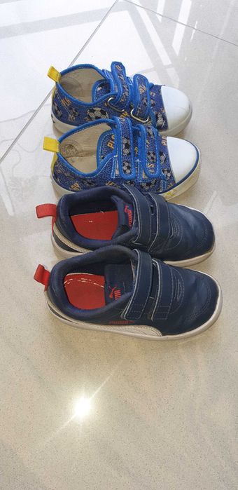 2 pary butów Puma i tenisówki r.24