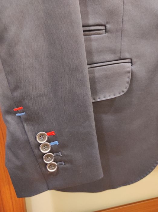 Garnitur męski granatowy