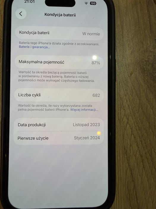 Iphone 15 w dobrym stanie