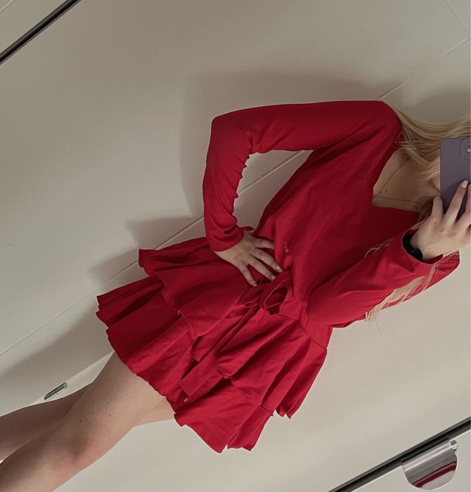 Czerwona sukienka cinamoon