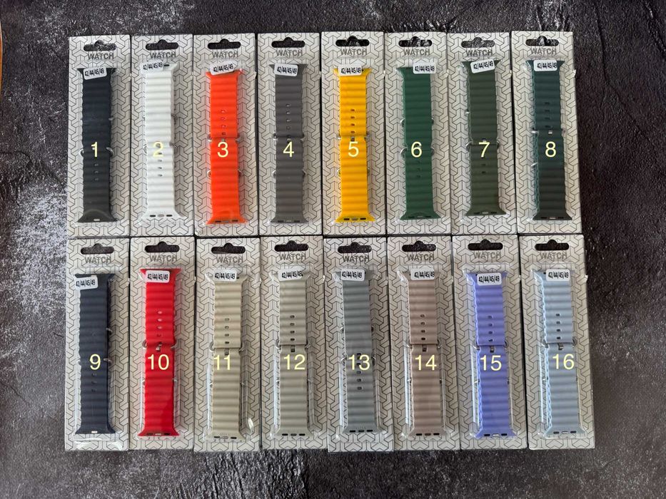 Силіконовий ремінець Ocean Band Apple Watch Ultra 1 2 49 mm