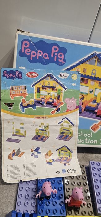 Klocki Peppa Szkoła Play Big Bloxx jak Duplo  87el. Kompletne