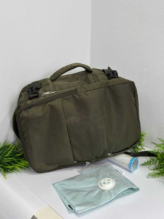 Plecak podróżny do samolotu bagaż podręczny 40x30x20 + pompka worek