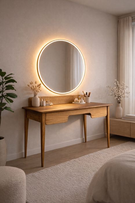 Toaletka  z litego dębu