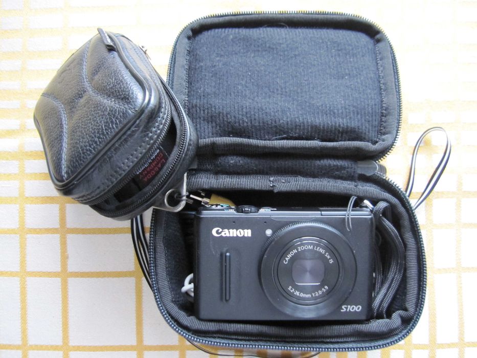 Фотоаппарат Canon PowerShot S100 Black б/у богатая комплектация