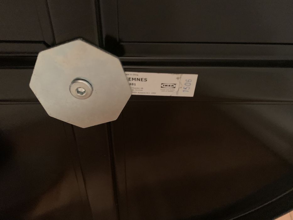 Bengaleiro de Pé, Preto, 185 cm, Ikea HEMNES