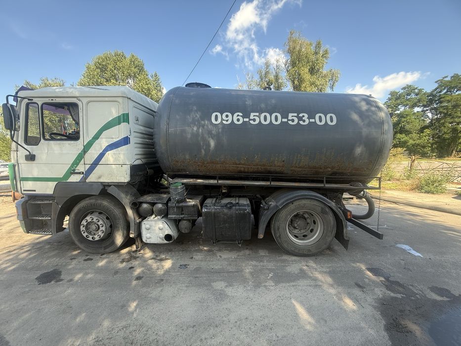 Асенізатор. Викачка вигрібних ям. Викачка сточних ям, туалетів.