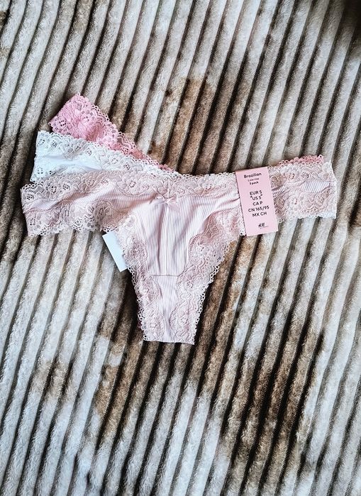 Bielizna Damska H&M Nowa Trzypak