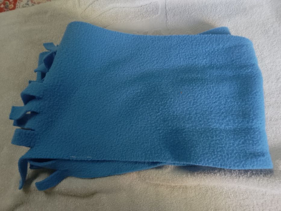 Cachecol a escola cachecol azul de 1,20 m para o inverno