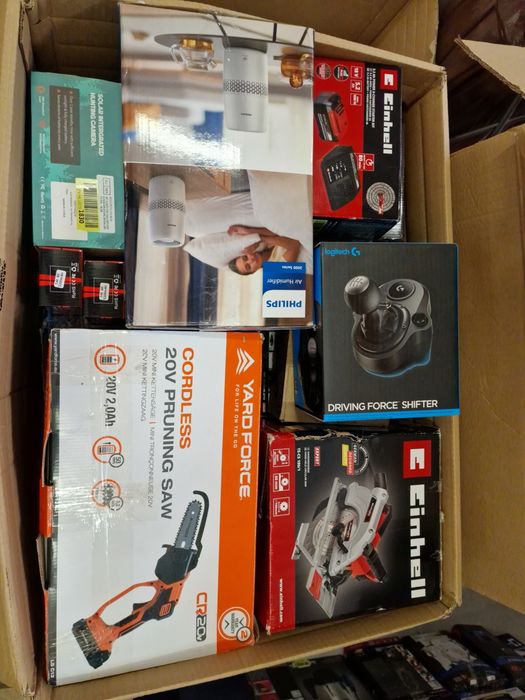 Mystery Box z  melltom.pl zwroty Elektronika mix palety