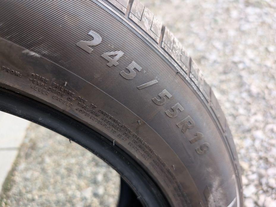 Opony 245 55 r19 letnie DOT 4724
