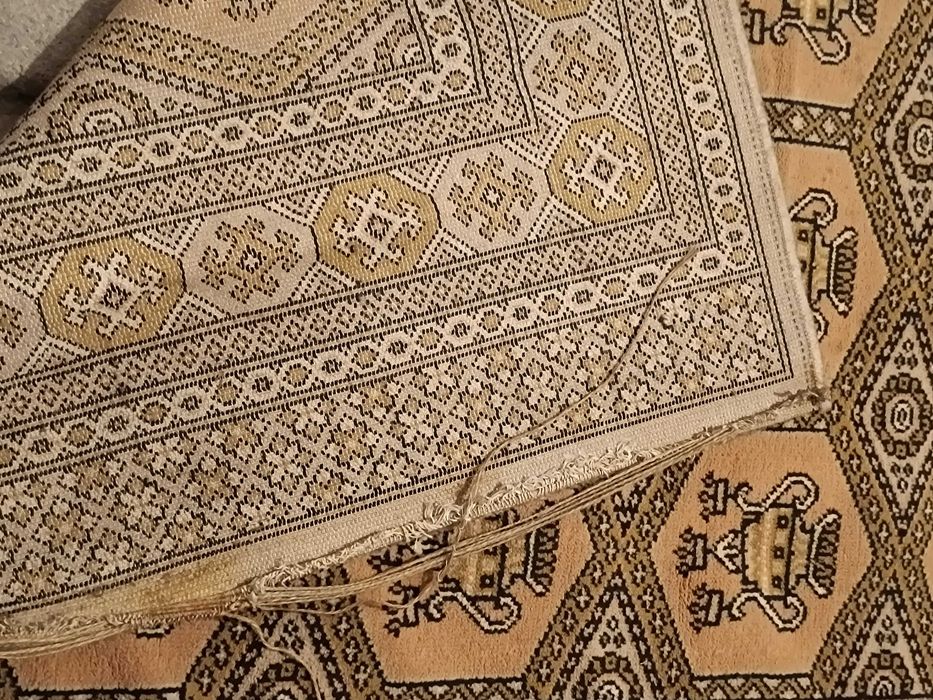Tapete artesanal estilo Bukhara Afegão ou Paquistanês