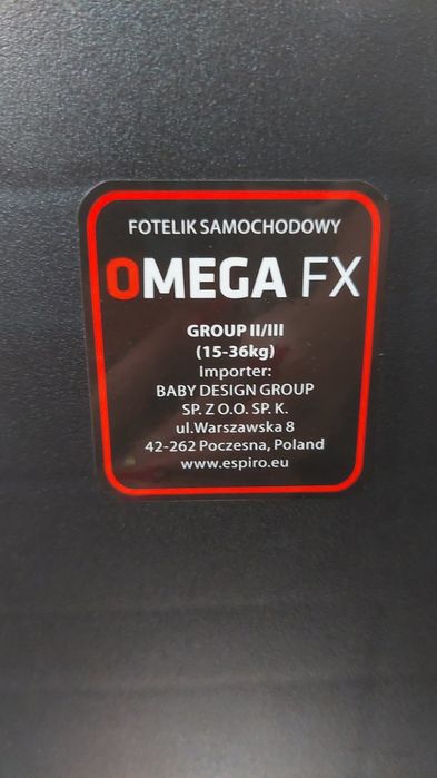 Детское кресло Omega FX