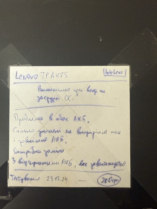 Lenovo  ThinkPad A475