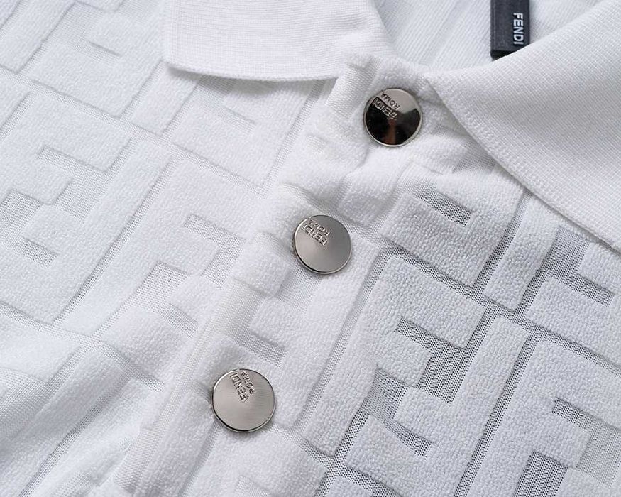 Fendi FF jacquard knitted Polo e Calções