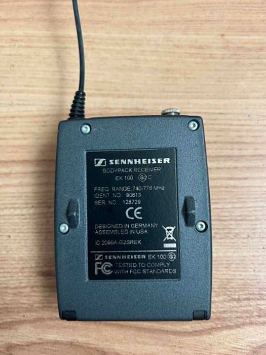 Sennheiser EW100 G2 – bezprzewodowy zestaw mikrofonowy + mikrofon