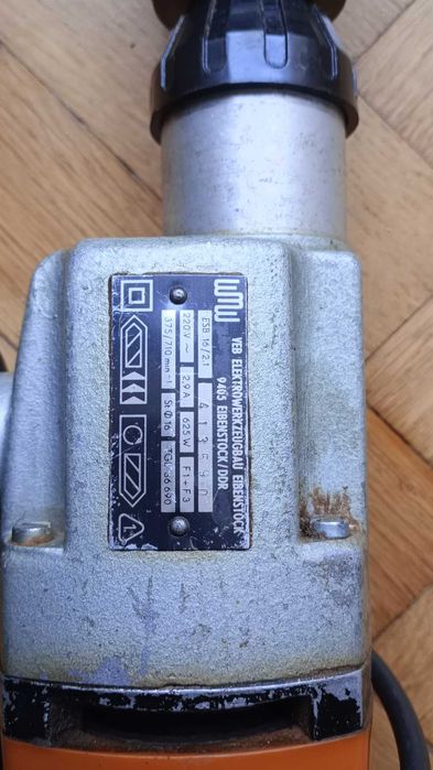 Eibenstock wiertarka DDR model ESB 9405 moc 625W. 2 biegi oraz udar mechaniczny,działa.