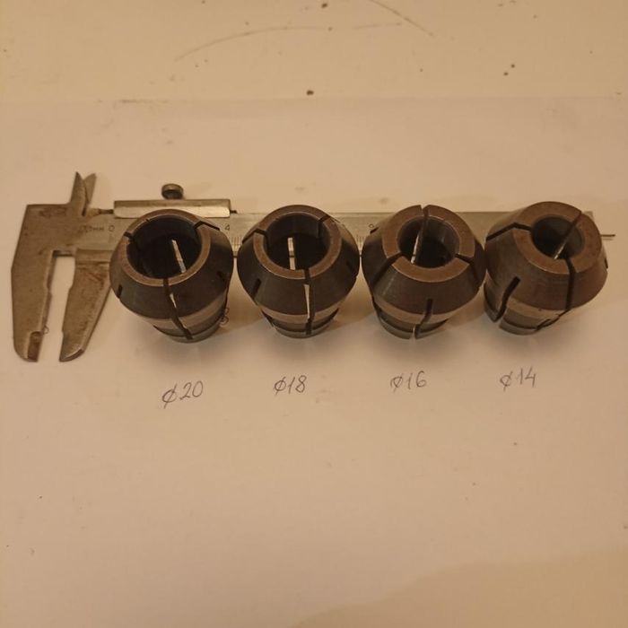 Оправка цанговая, цанги фрезерные