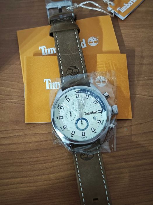 Relógio Timberland Castanho & Bege