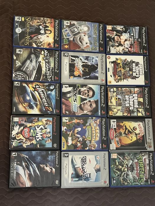 Pack de jogos ps2 e outros
