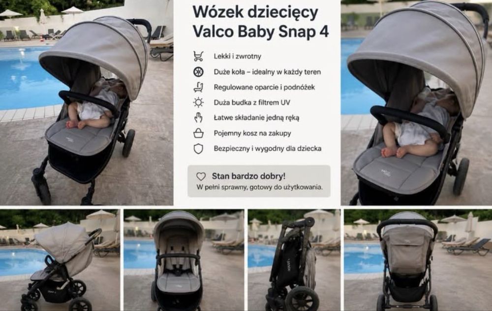 Wózek spacerowy Valco Baby Snap 4 Sport