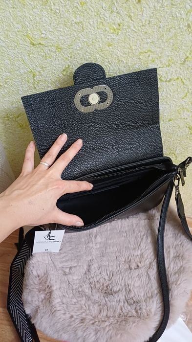 Сумка женская кожаная новая Италия Borse in Pelle Virginia Conti