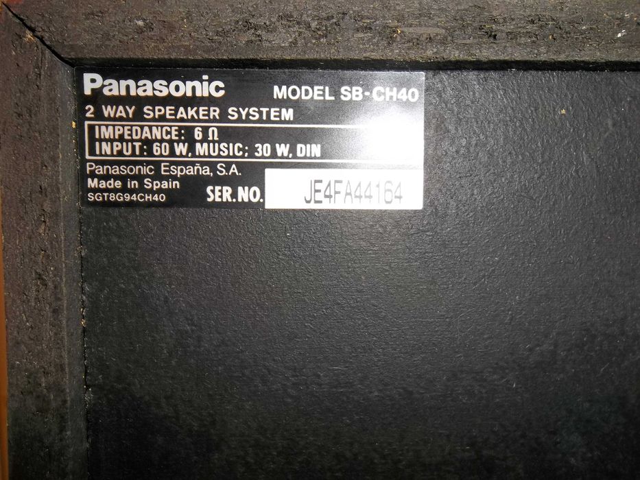 radio panasonic su ch=40