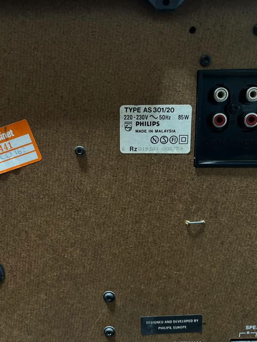 System Hi-Fi Philips AS 301.