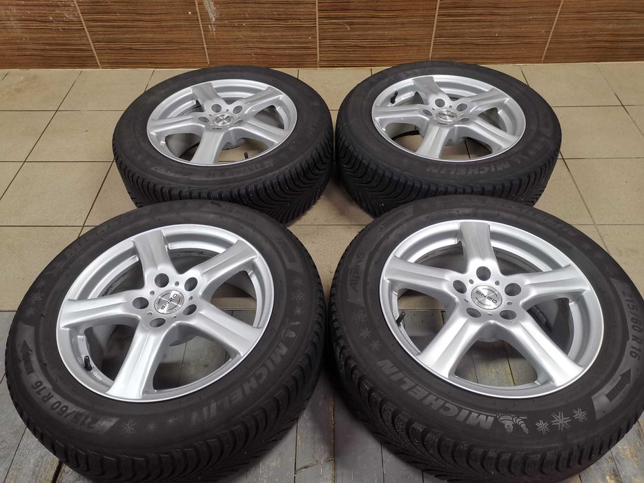 Alufelgi z oponami 16" 5x112 skoda superb, audi, vw