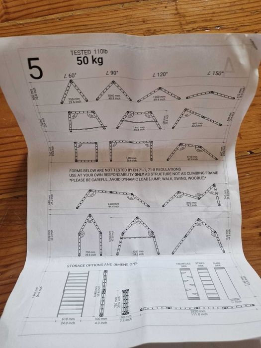 Triângulo Pikler Duplo com Rampa, Versátil, Seguro e de Alta Qualidade