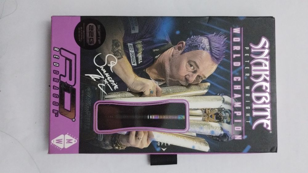 Lotki dart soft Red Dragon Peter Wright Snakebite WC 2020 SE  22g 90%