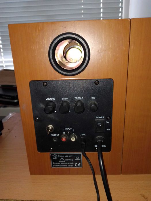 Колонки активные SVEN 18+18=36 ват,добавлен блютуз 5.2.