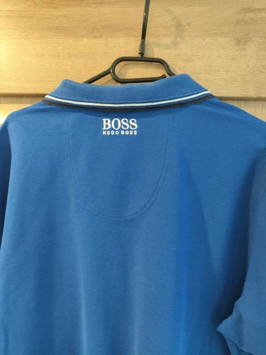 Hugo Boss Green Moisture Manager Polo – męska koszulka polo premium – Rozmiar M