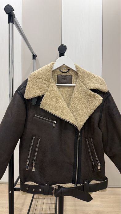 Дублёнка Zara жіночя