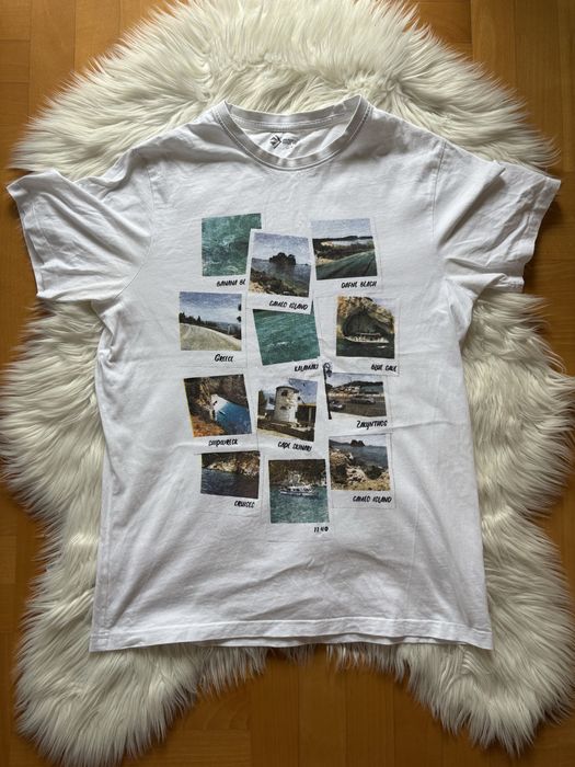 Podkoszulka męska z wakacyjnym nadrukiem Moraj M bawełna