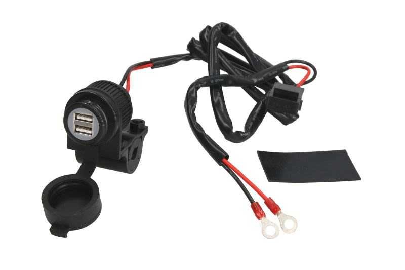 USB зарядка для мотоцикла Oxford EL102 2xUSB водозахист 12V 5V 2A
