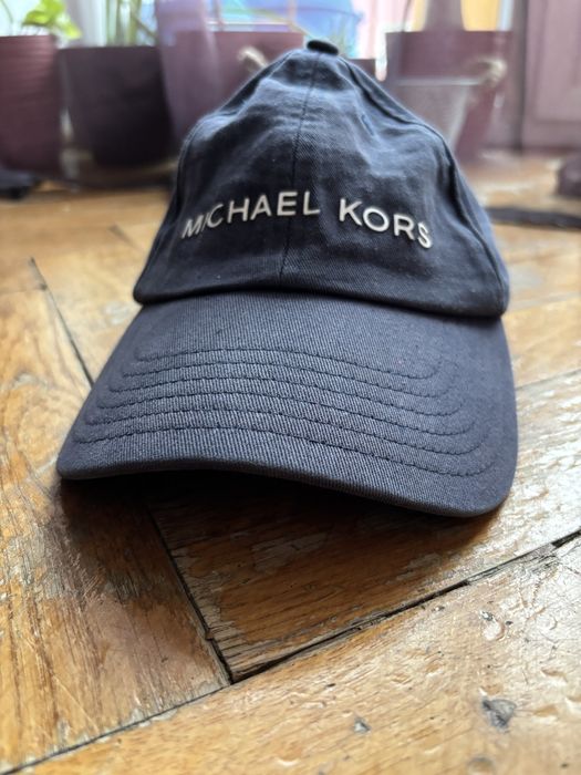 Czapka z daszkiem Michael Kors granatowa