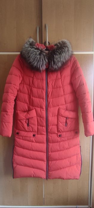 Пуховик с натур. мехом