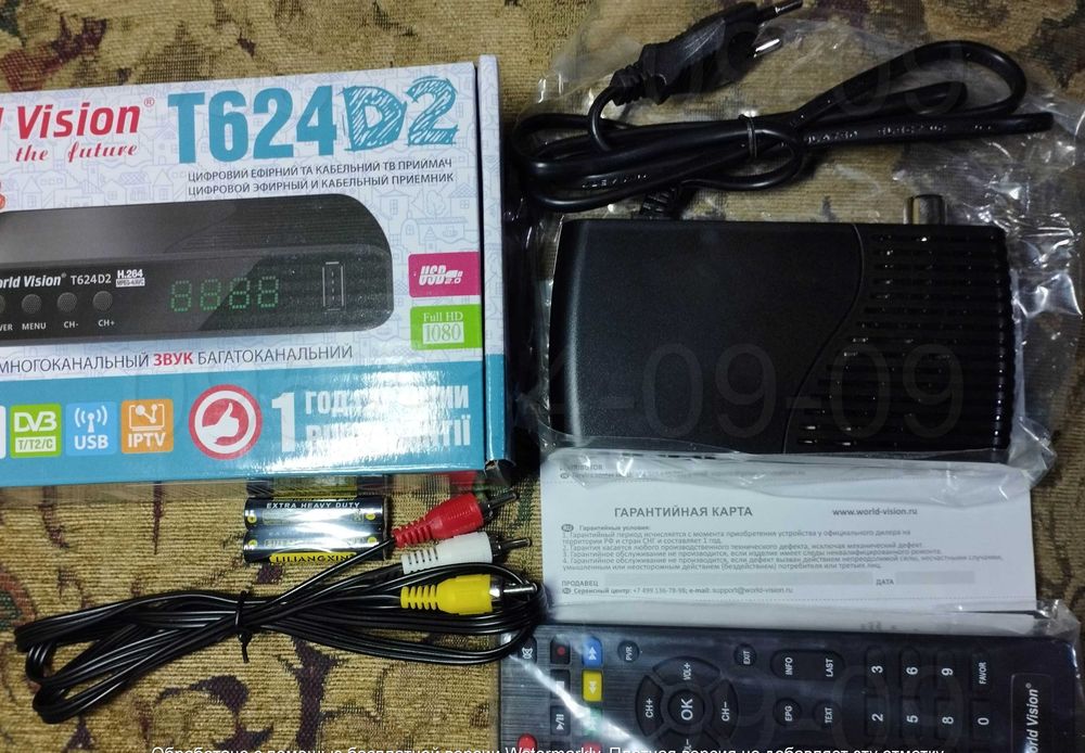 Т2 тюнер  с комнатной антенной - необходимый Т2 комплект